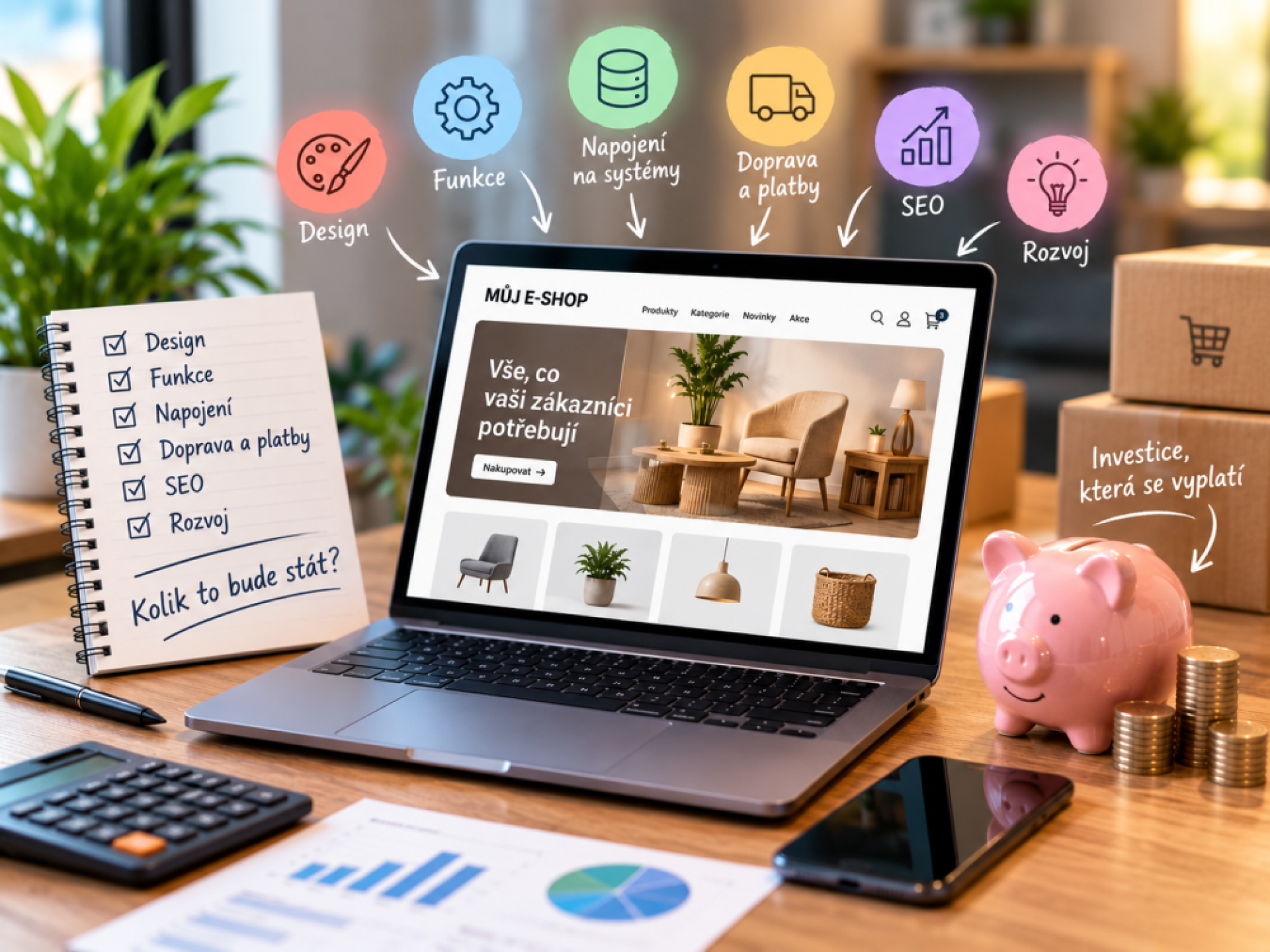 Kolik stojí e-shop na míru a co ovlivňuje jeho cenu?